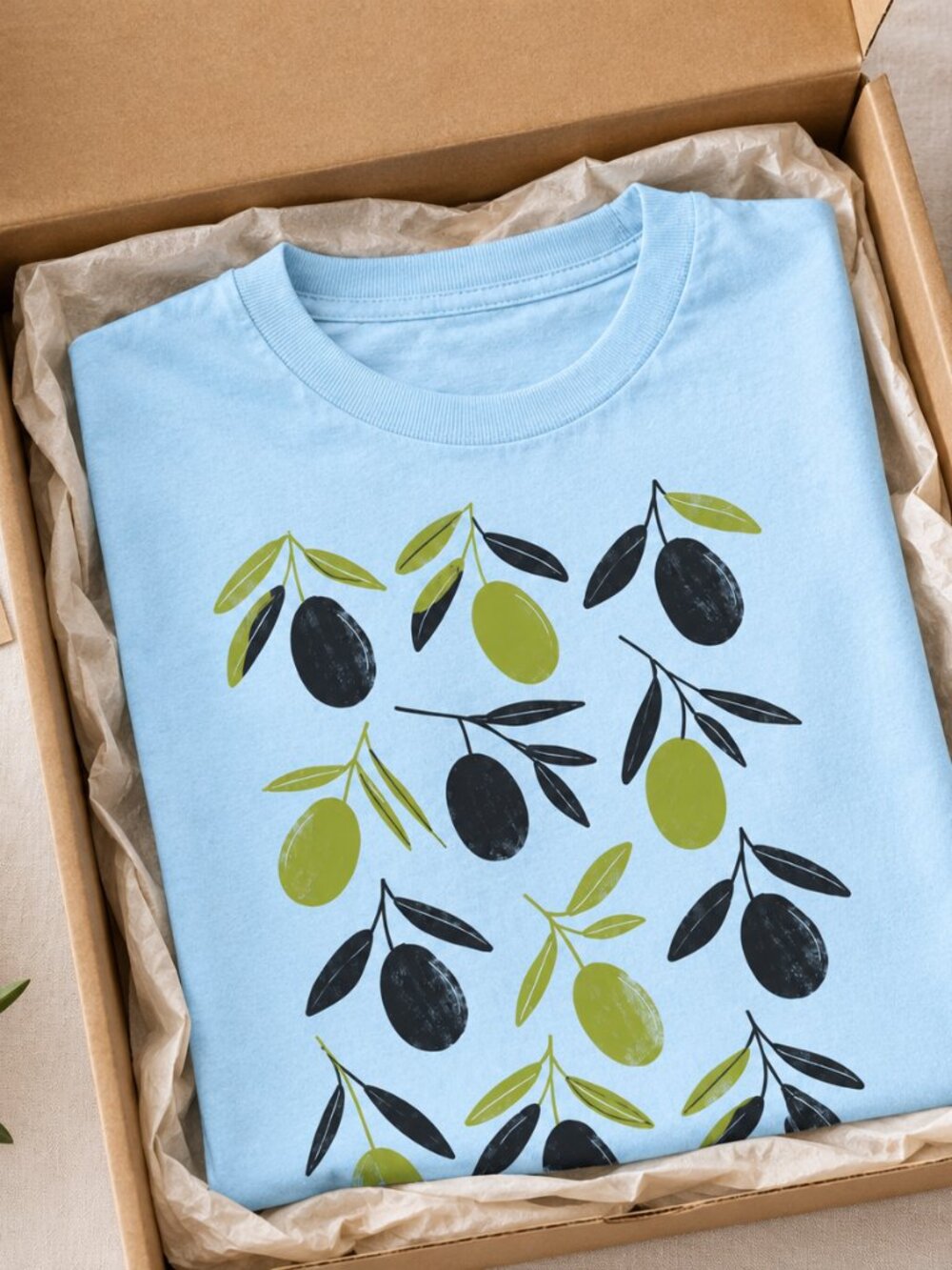 Retro Olives T-Shirt | Cottagecore Garden Shirt | Vintage Botanical Graphic T